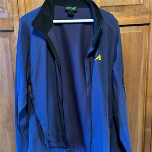 Eastern Mountain Sports Blue and Black Windbreaker